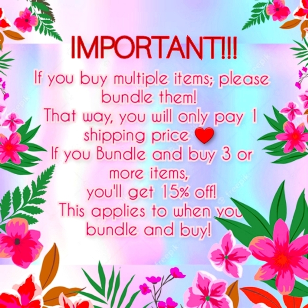 Bundle and SAVE MONEY!